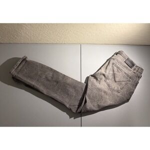 John Varvatos Men's Slim Straight Bowery Stretch Denim Jeans 33x32, Gray